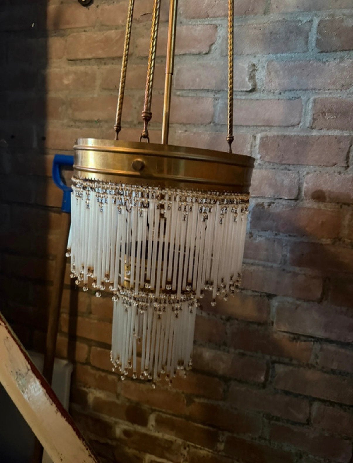 Antieke lamp, Ophalen of Verzenden, Zo goed als nieuw