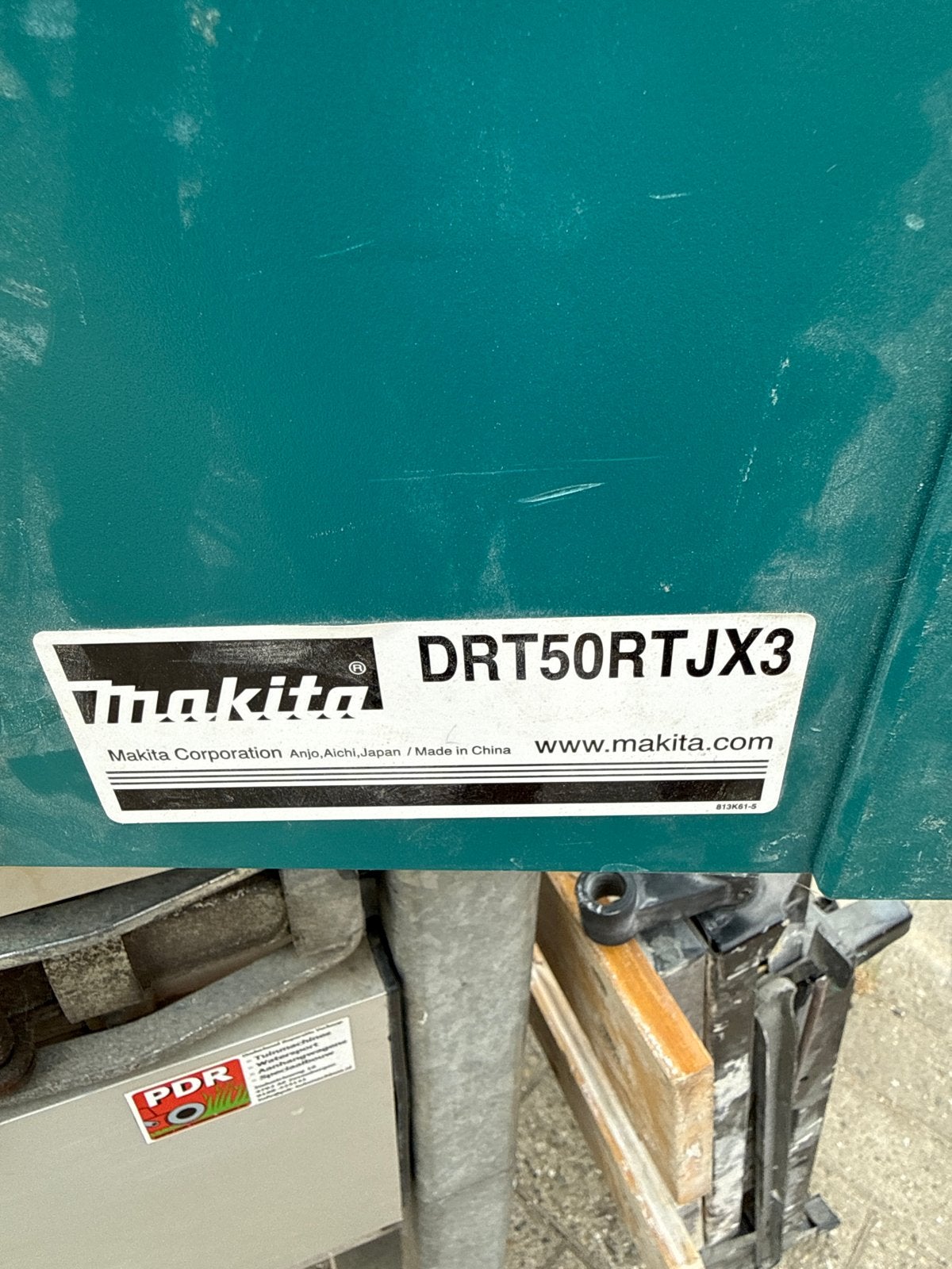 Makita DRT50RTJX3 Bovenfrees - Zo goed als nieuw, Ophalen of Verzenden, Zo goed als nieuw, Accu, Bovenfrees