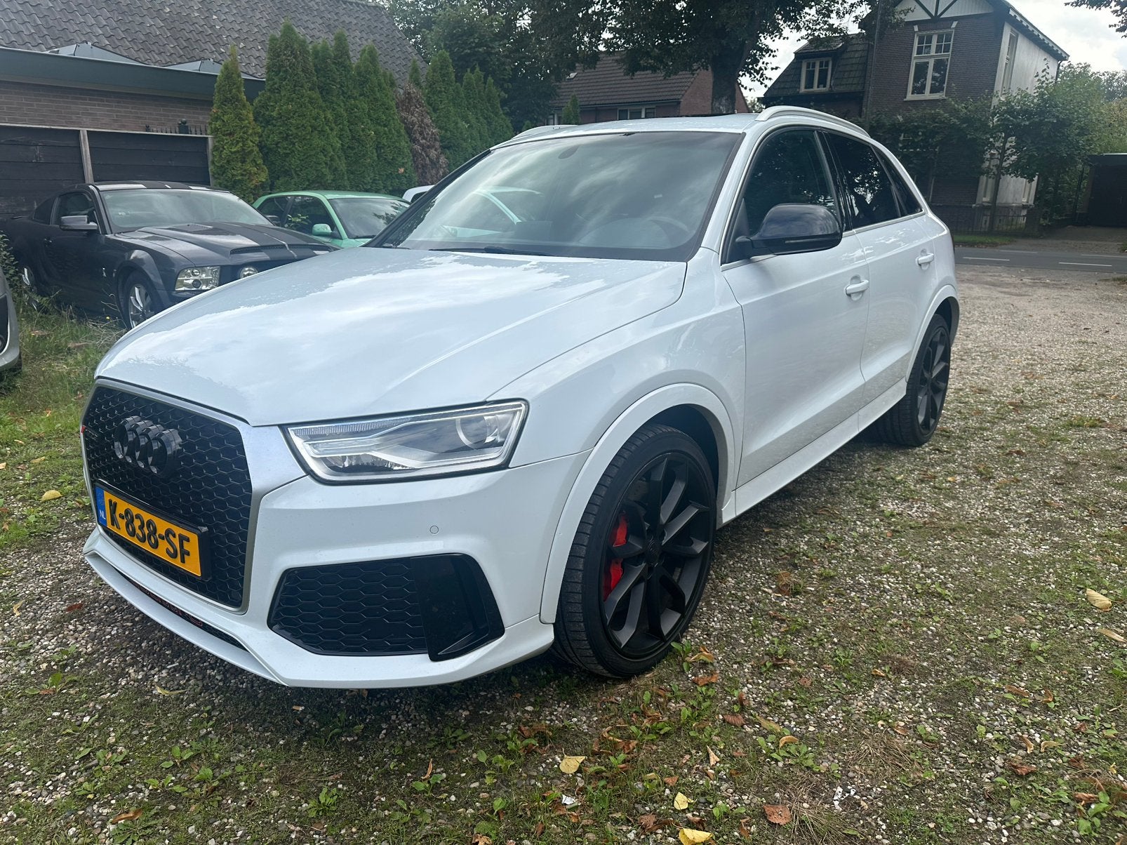 Audi rsq3 2015 Wit facelift pano, Auto's, Automaat, Zwart, Stationwagon, Vierwielaandrijving