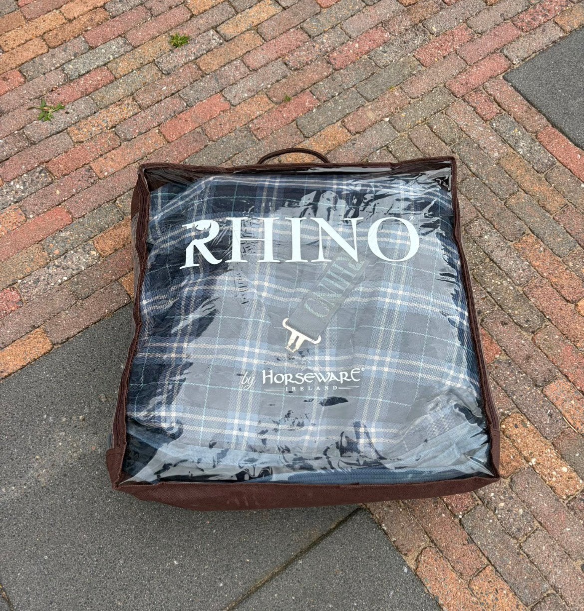 HORSEWARE RHINO STABLE HOOD Staldeken + hals, Ophalen, Zo goed als nieuw