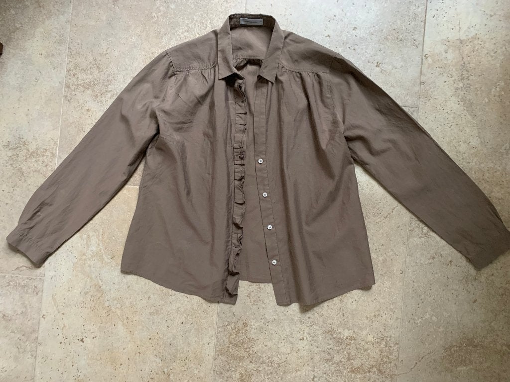 Dames Blouse "René Lezard" Maat: 44 als Nieuw, Ophalen of Verzenden, Zo goed als nieuw, Maat 42/44 (L)