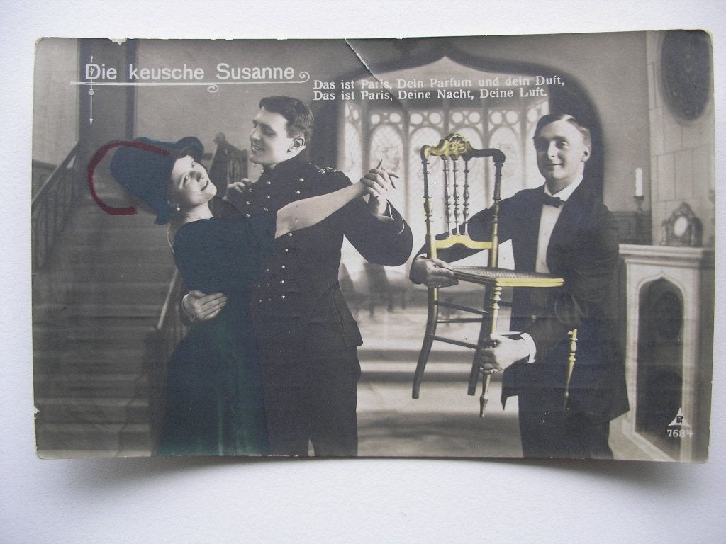 Foto uit operette Die keusche Susanne 1912, Gebruikt, Foto, Ophalen of Verzenden, Voor 1940
