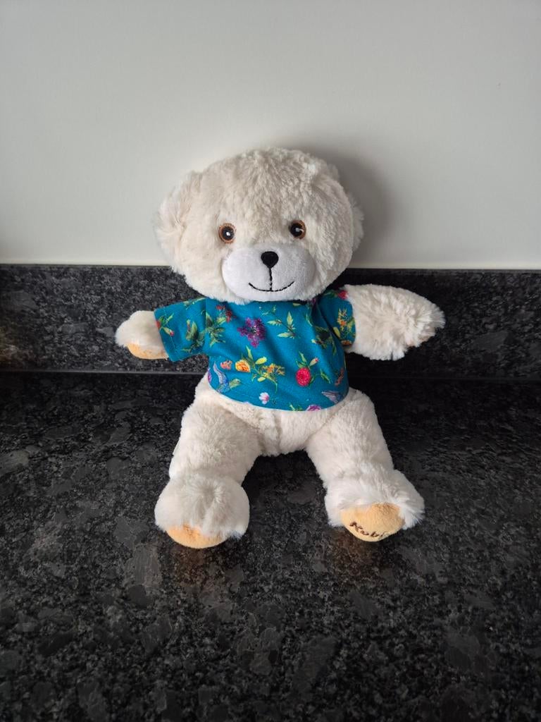 Robijn - Knuffel Beer Robijntje met fleurig shirtje, Kinderen en Baby's, Speelgoed | Knuffels en Pluche, Ophalen of Verzenden