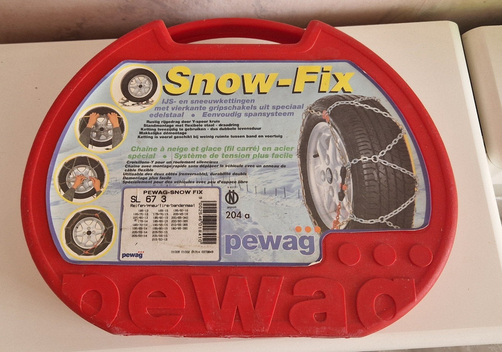 Pewag Snow-Fix sneeuwkettingen - SL 67 3, Auto diversen, Ophalen of Verzenden, Zo goed als nieuw