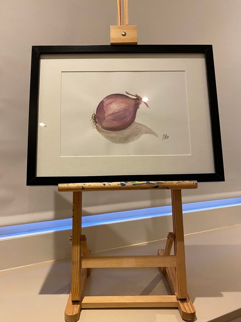 Origineel schilderij keuken ui, Ophalen of Verzenden
