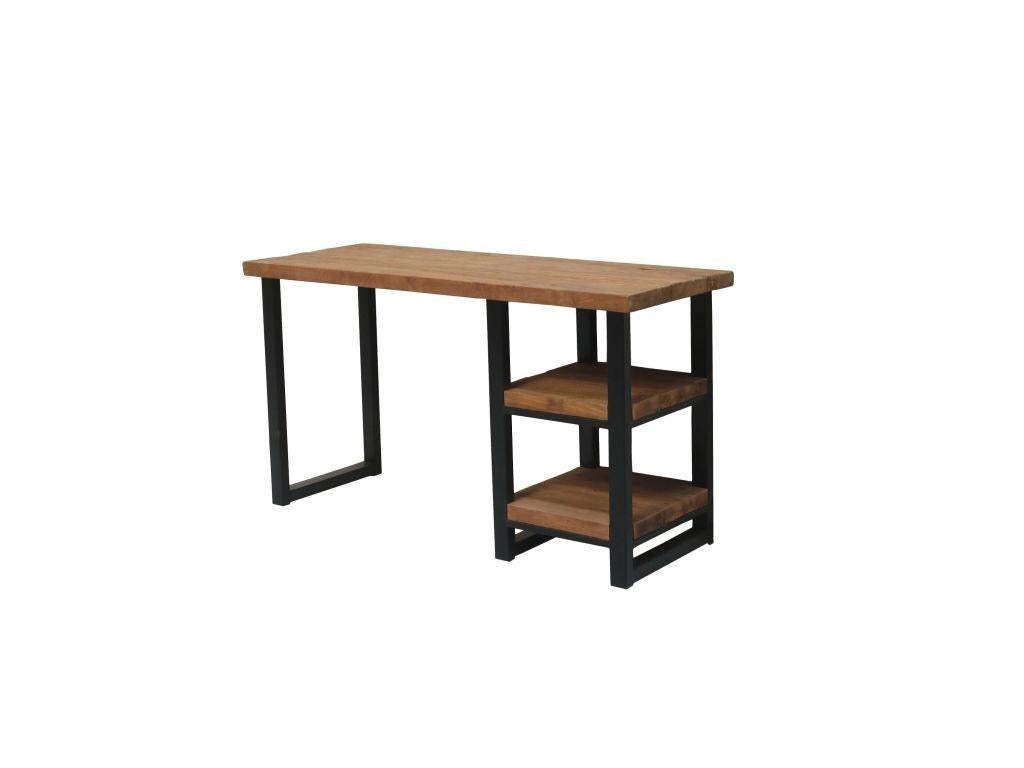 Modern Teak Bureau 160 cm breed, Huis en Inrichting, Bureaus, 160 cm, Verzenden, Hout, Nieuw
