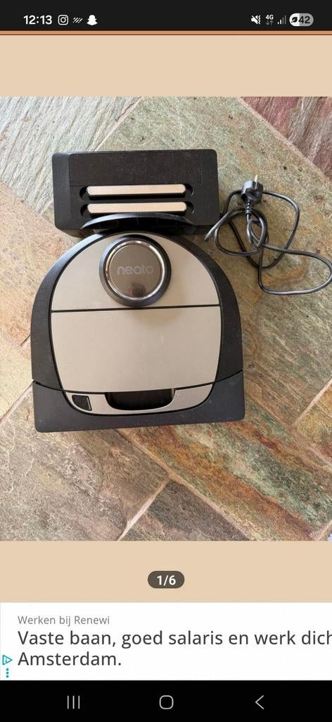 2 xNeato robotstofzuiger d7 met laadstation, Ophalen of Verzenden