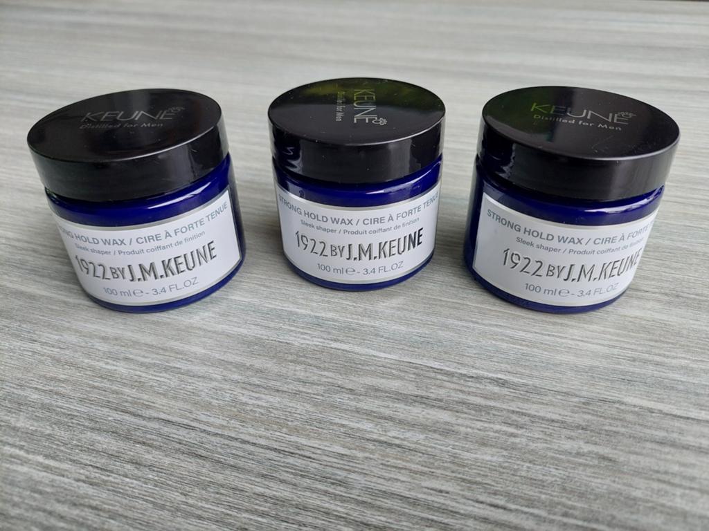 Keune Strong Hold Wax - 1922 by J.M. Keune (100ml), Ophalen of Verzenden, Nieuw, Gel, Wax, Haarlak of Mousse