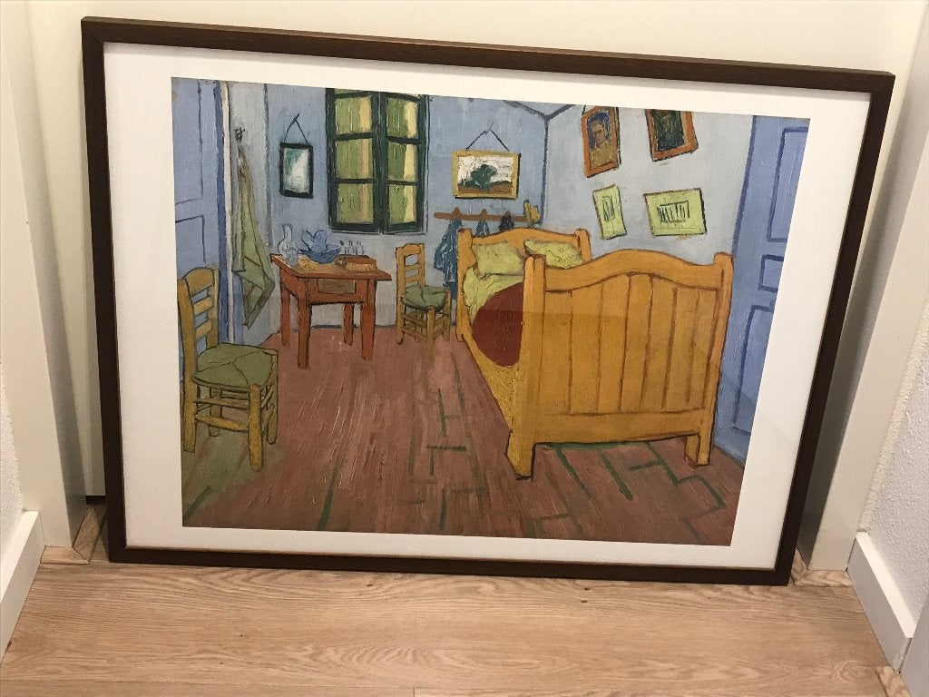 83 x 63 cm Giclée met certificaat Van Gogh's slaapkamer, Ophalen