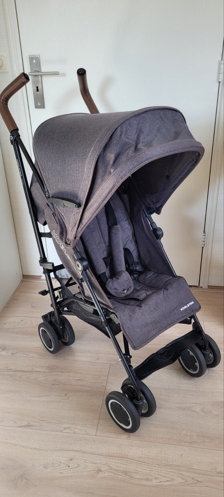 Koelstra Simba T buggy met tasje en regenhoes- travelbag, Ophalen, Gebruikt, Koelstra, Regenhoes