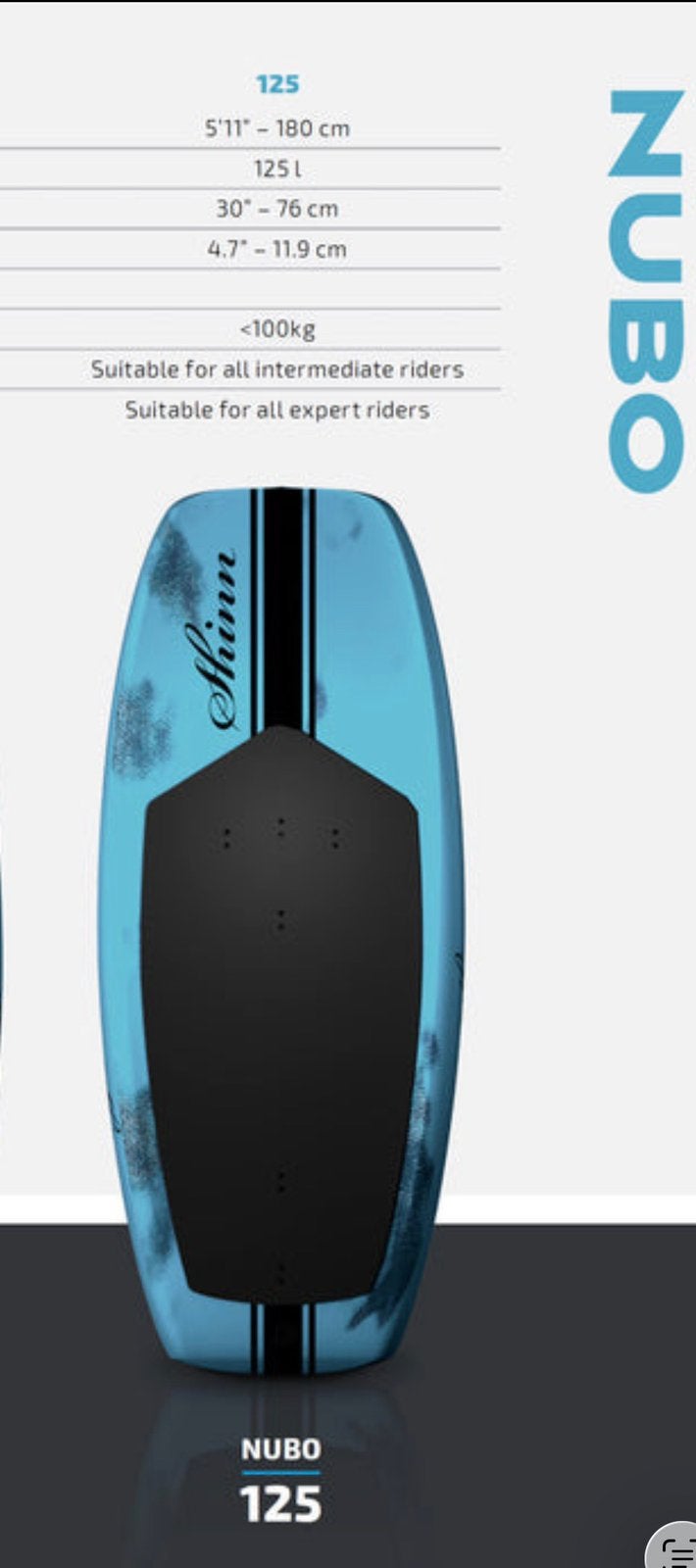 SHINN NUBO CARBON WINGFOIL BOARD, 125 liter, Watersport en Boten, Wingsurfen, Ophalen, Gebruikt, Wingsurf-board