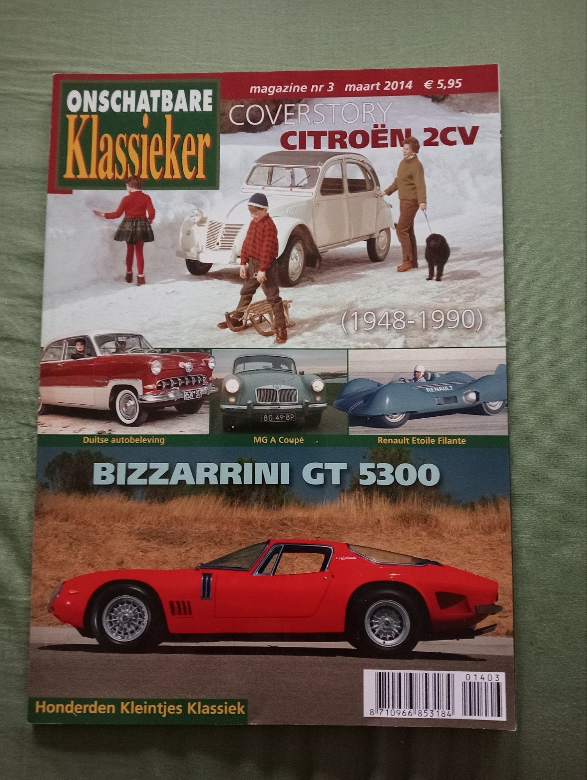Onschatbare Klassieker Magazine nr 3 -Citroën 2CV Bizzarrin, Ophalen of Verzenden, Gelezen, Citroën