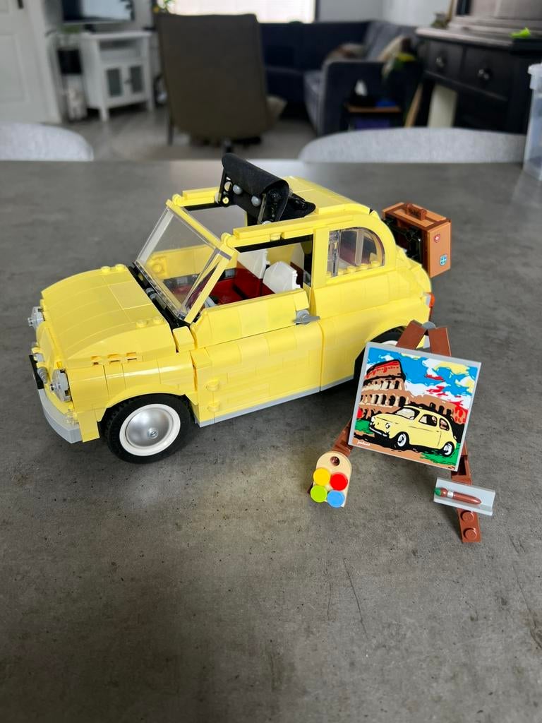 Lego Fiat 500 (10271), Ophalen of Verzenden, Zo goed als nieuw