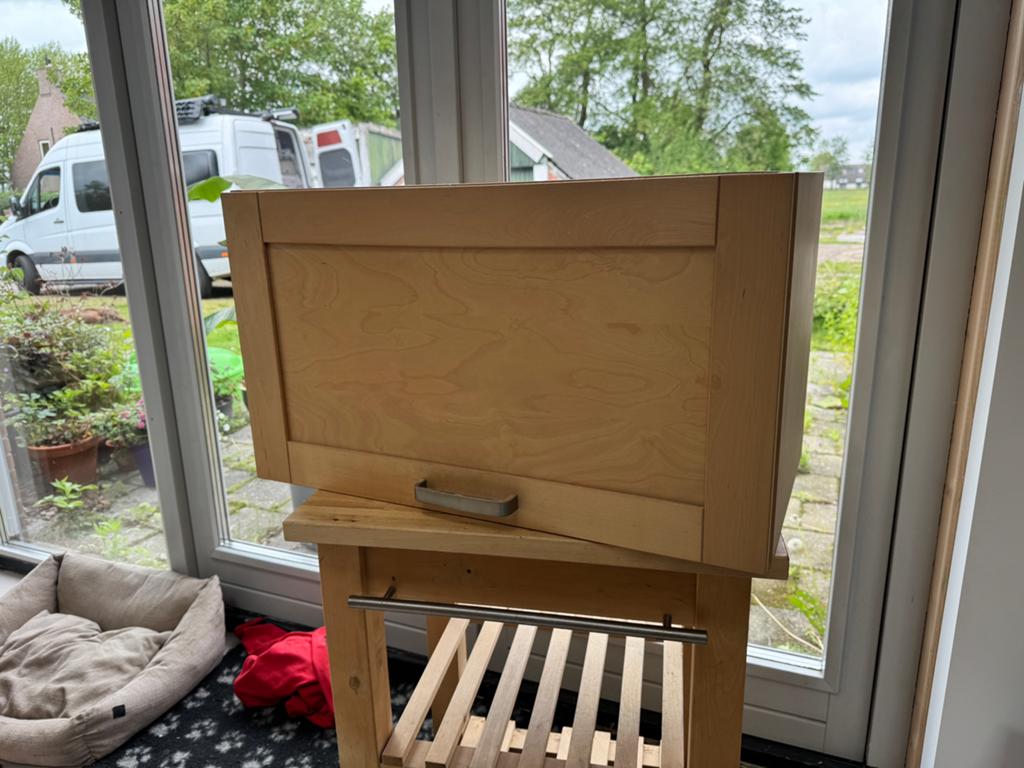 Bovenkast klein Ikea Varde - scharnier stuk, Ophalen, 50 tot 100 cm, Zo goed als nieuw, Minder dan 100 cm