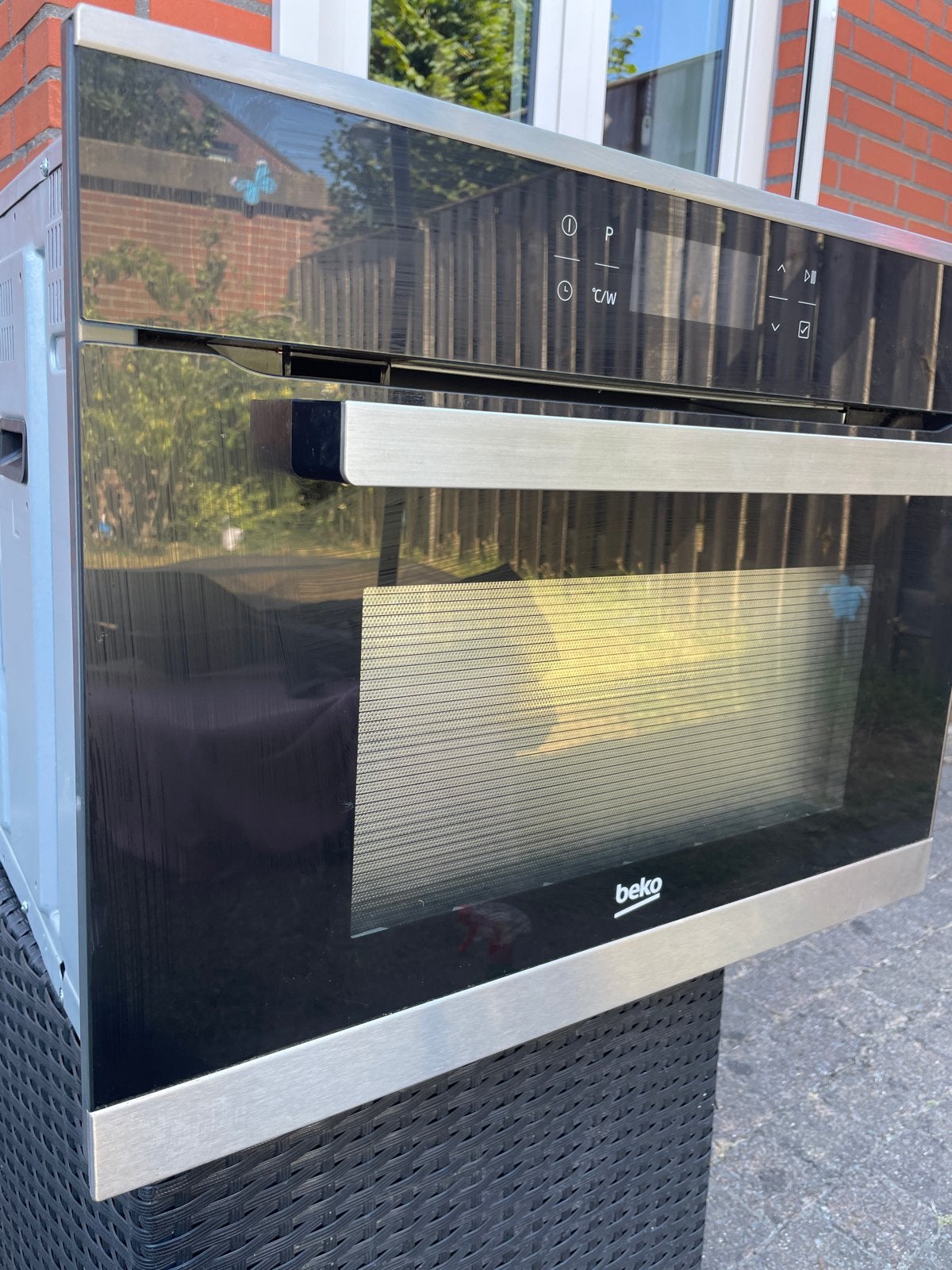 Beko Inbouw Combi-oven / Magnetron, Witgoed en Apparatuur, 45 tot 50 cm, Hete lucht, Ophalen of Verzenden, Inbouw