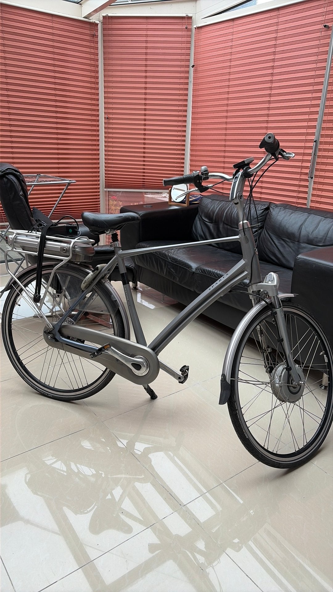 Sparta E-Bike - Heren elektrische fiets, Fietsen en Brommers, Elektrische fietsen, Gebruikt, Sparta, 55 tot 59 cm, 50 km per accu of meer