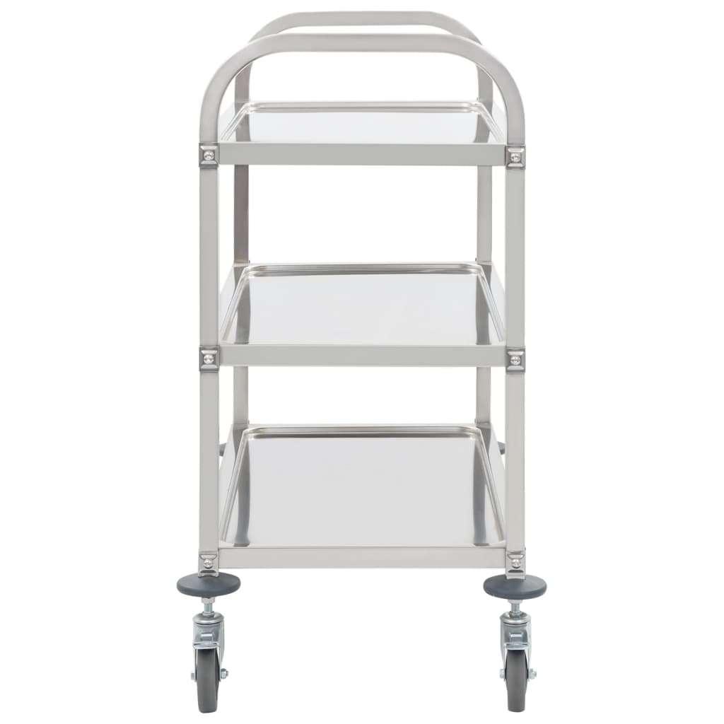 Keukentrolley trolley serveerwagen 3 etages GRATIS BEZORGD!, Overige typen, Verzenden, Metaal, Nvt