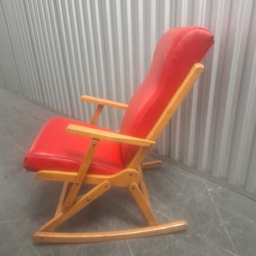 Vintage KINDER stoeltje schommelstoel vouwstoel, Kinderen en Baby's, Kinderkamer | Tafels en Stoelen, Ophalen, Gebruikt, Stoel(en)