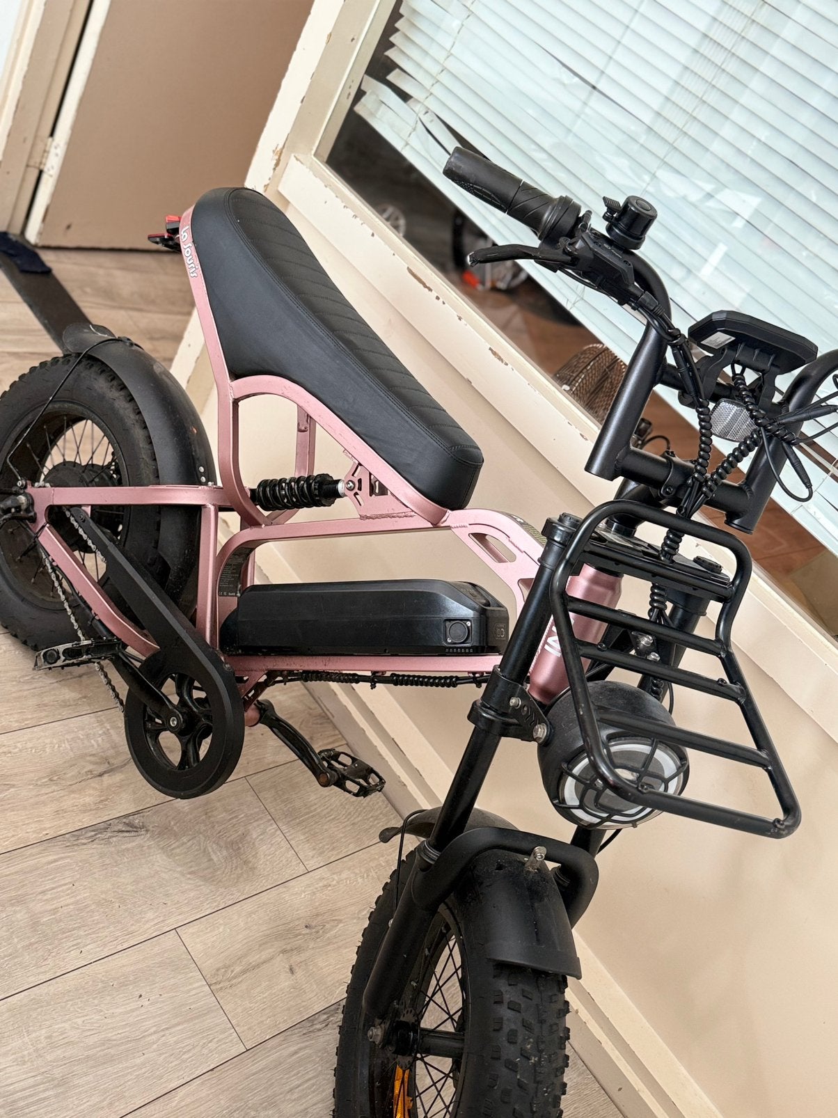 Roze V20 Mini Fatbike – Incl slot t.w.v. €129, Gebruikt, 59 cm of meer, 30 tot 50 km per accu, Ophalen