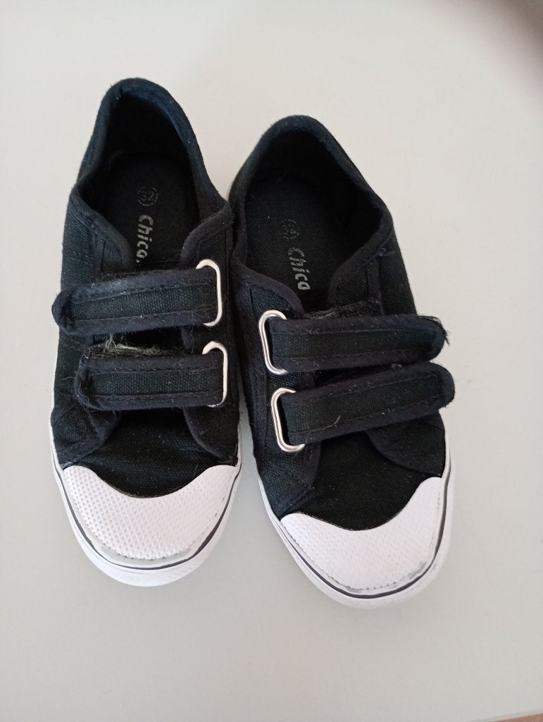 zwarte gymschoenen maat 32, Ophalen, Gebruikt, Scapino, Jongen of Meisje