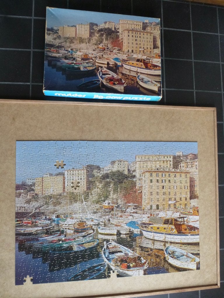 vintage Jig-Saw puzzel, 525 stukjes, Ophalen of Verzenden, 500 t/m 1500 stukjes, Gebruikt, Legpuzzel