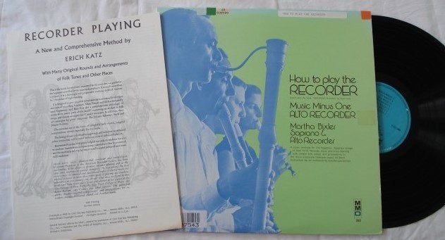 How to play the recorder - Martha Bixler & LaNoue Davenport, LP, Gebruikt, Ophalen of Verzenden, Inclusief boekje