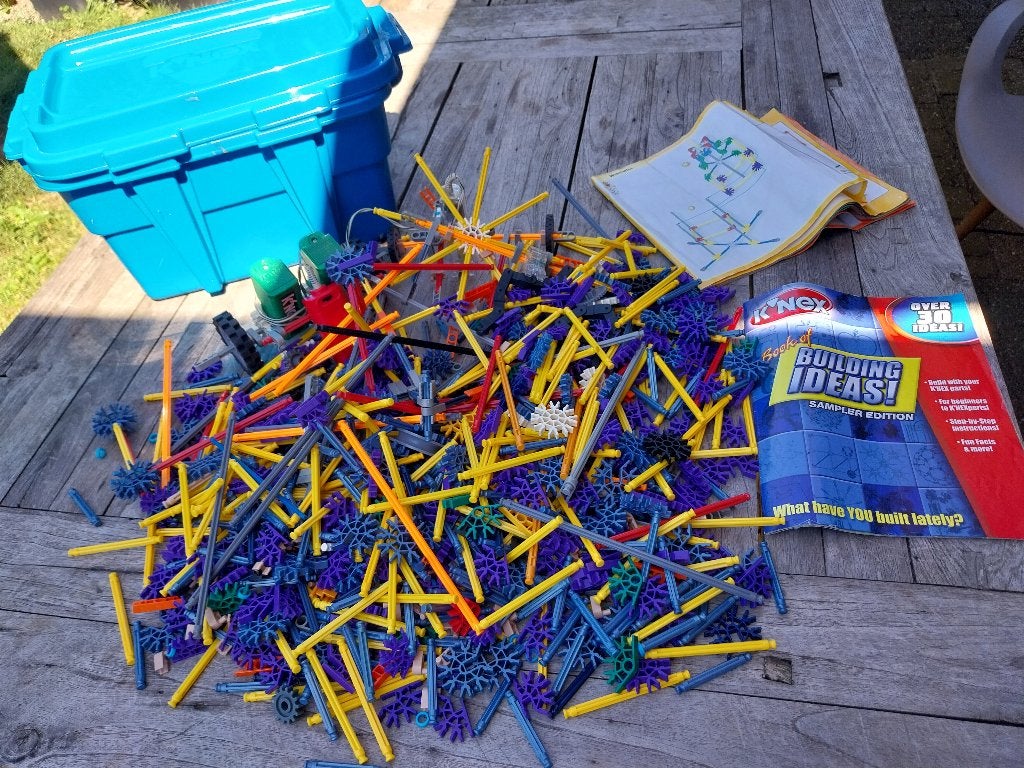 Knex doos, Ophalen, Gebruikt