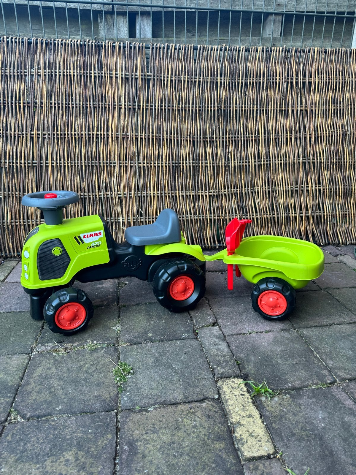 Falk Baby Claas looptractor met aanhanger, Ophalen, Zo goed als nieuw