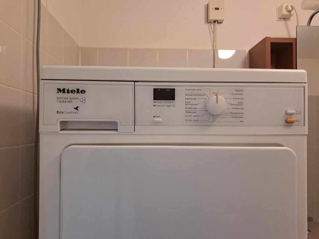 Wasdroger ( Miele), Ophalen, Luchtafvoer, 85 tot 90 cm