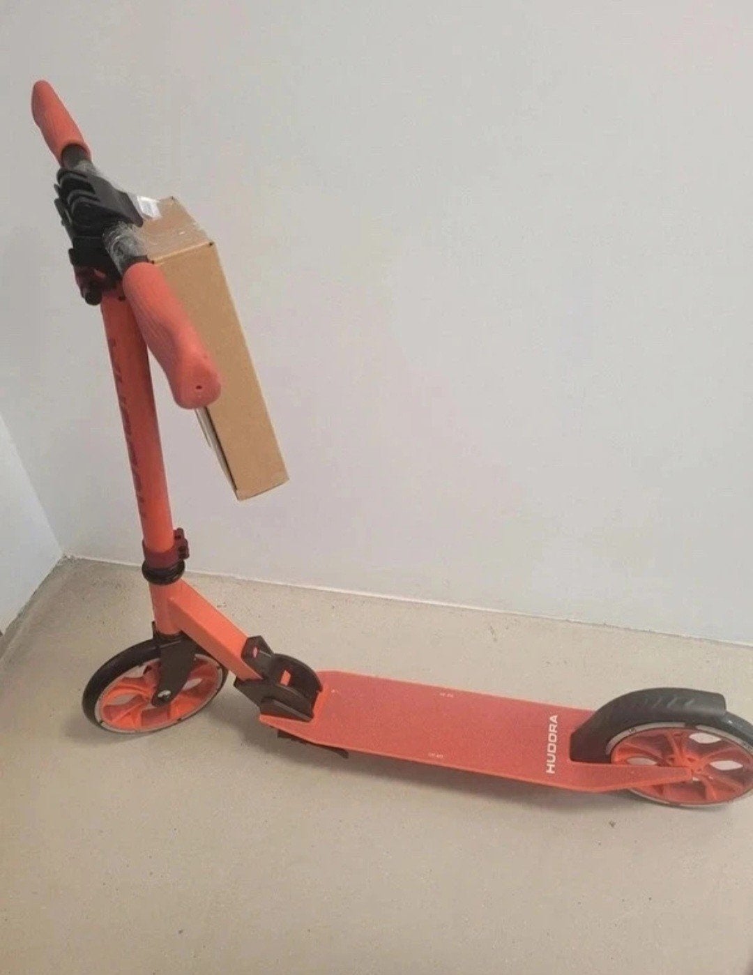 Nieuwe HUDORA Big Wheel 200 Scooter - Oranje/Zwart, Ophalen of Verzenden
