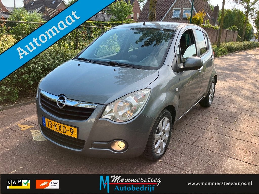 Opel Agila 1.2 i Automaat Airco Apk 09-2027, Auto's, Opel, 4 cilinders, Origineel Nederlands, Grijs, 17 km/l