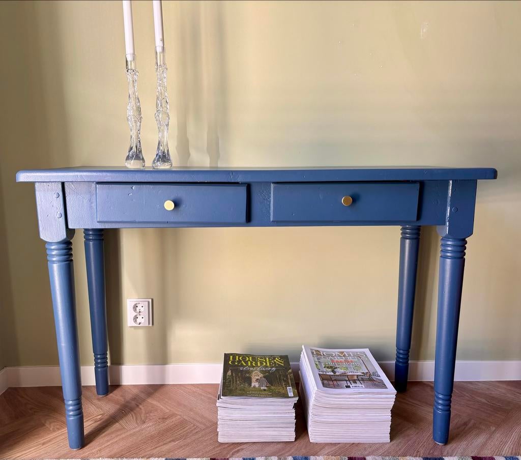Sidetable met 2 lades, Huis en Inrichting, Ophalen, Gebruikt, 75 cm of meer, 60 cm of meer