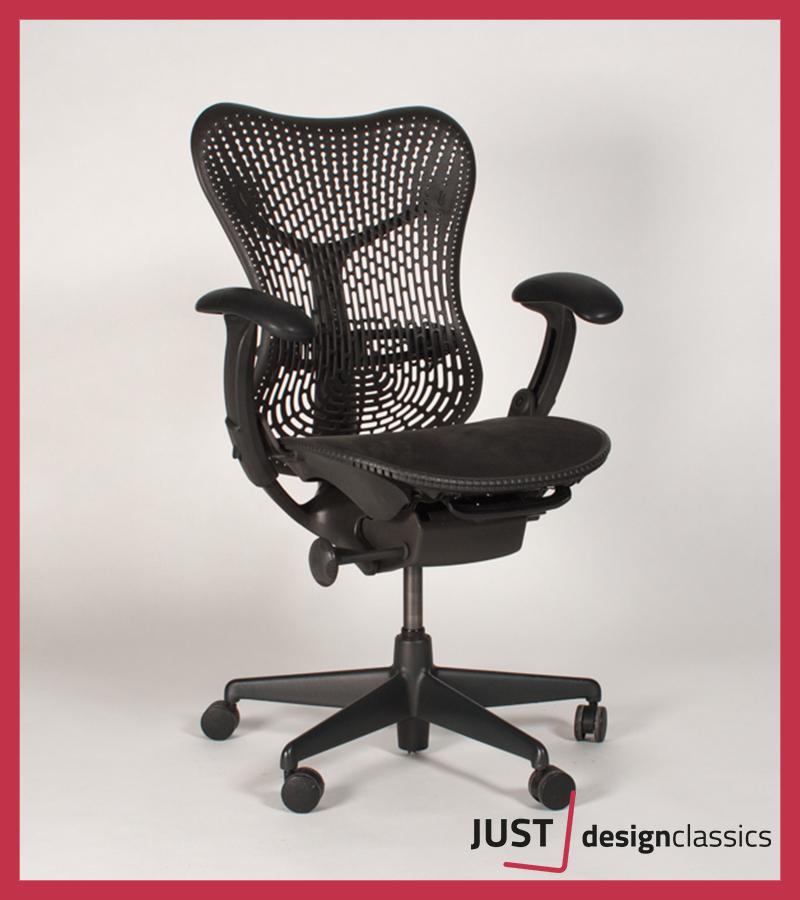 Herman Miller Mirra Graphite (4 beschikbaar), Niet ingevuld, Niet ingevuld, Zo goed als nieuw, Bureaustoel