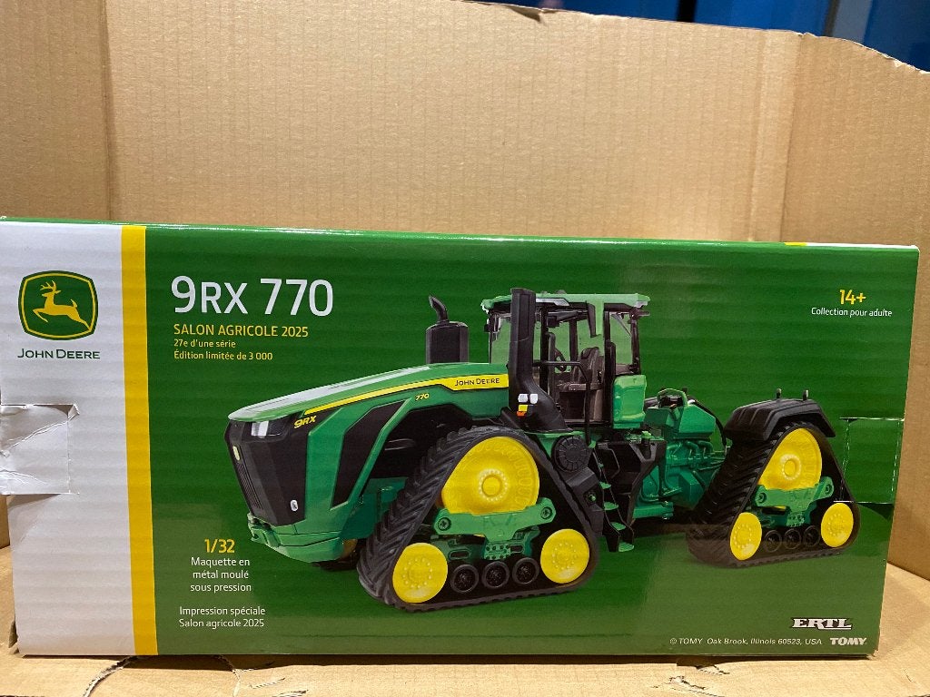 John Deere 9RX 770, Ophalen of Verzenden, Nieuw, Tractor of Landbouw, ERTL