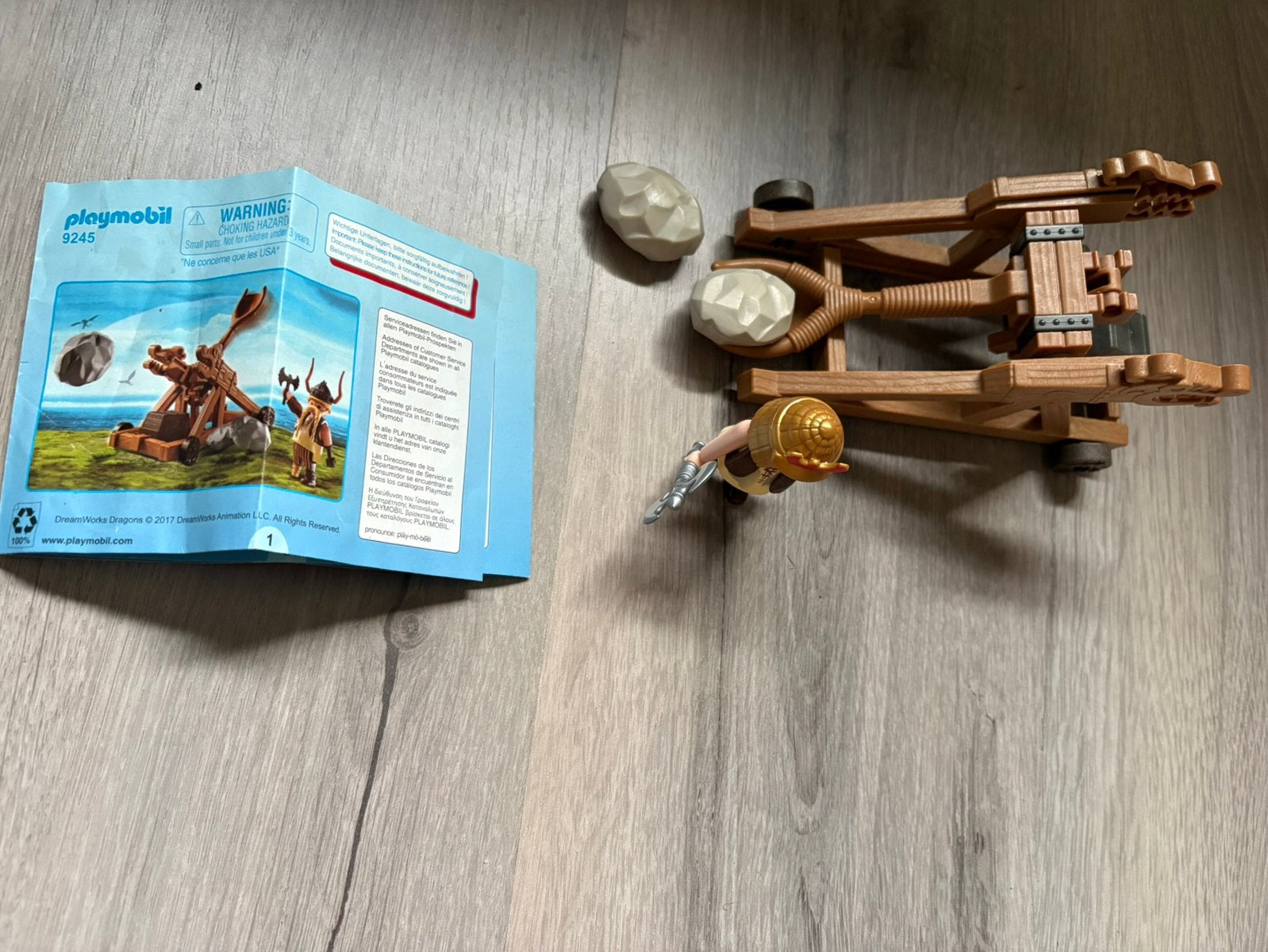 Playmobil Katapult 9245, Gebruikt, Complete set, Voertuig, Ophalen of Verzenden