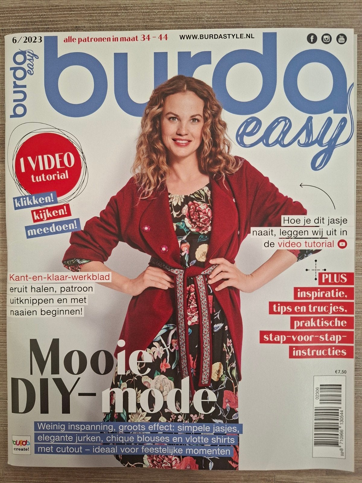 Burda Easy 6/2023: Mooie DIY-mode met patronen, Ophalen of Verzenden, Nieuw, Overige typen