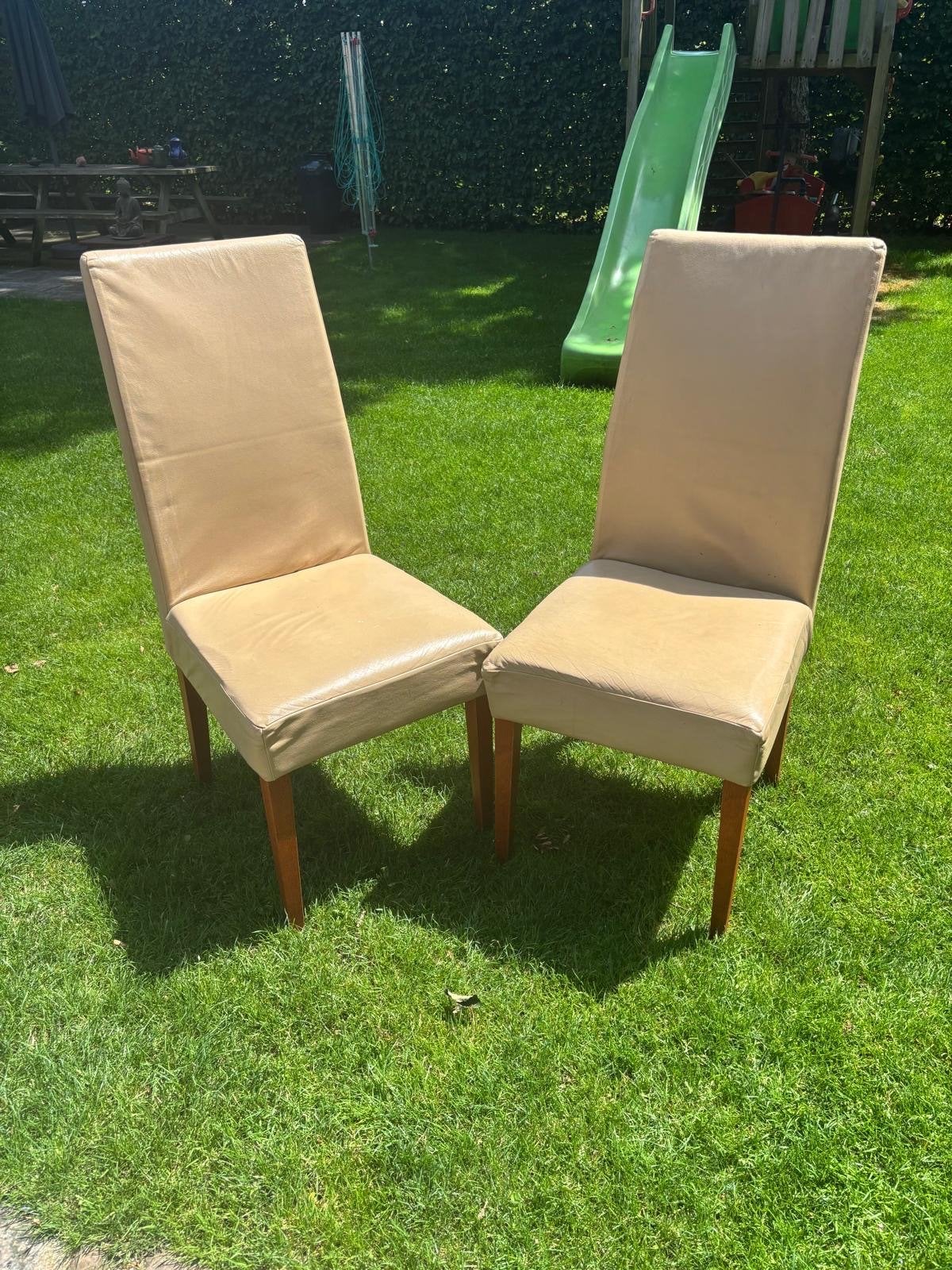 6 gebruikte hoge eetkamerstoelen - Gratis af te halen, Ophalen, Gebruikt, Overige kleuren, Vijf, Zes of meer stoelen