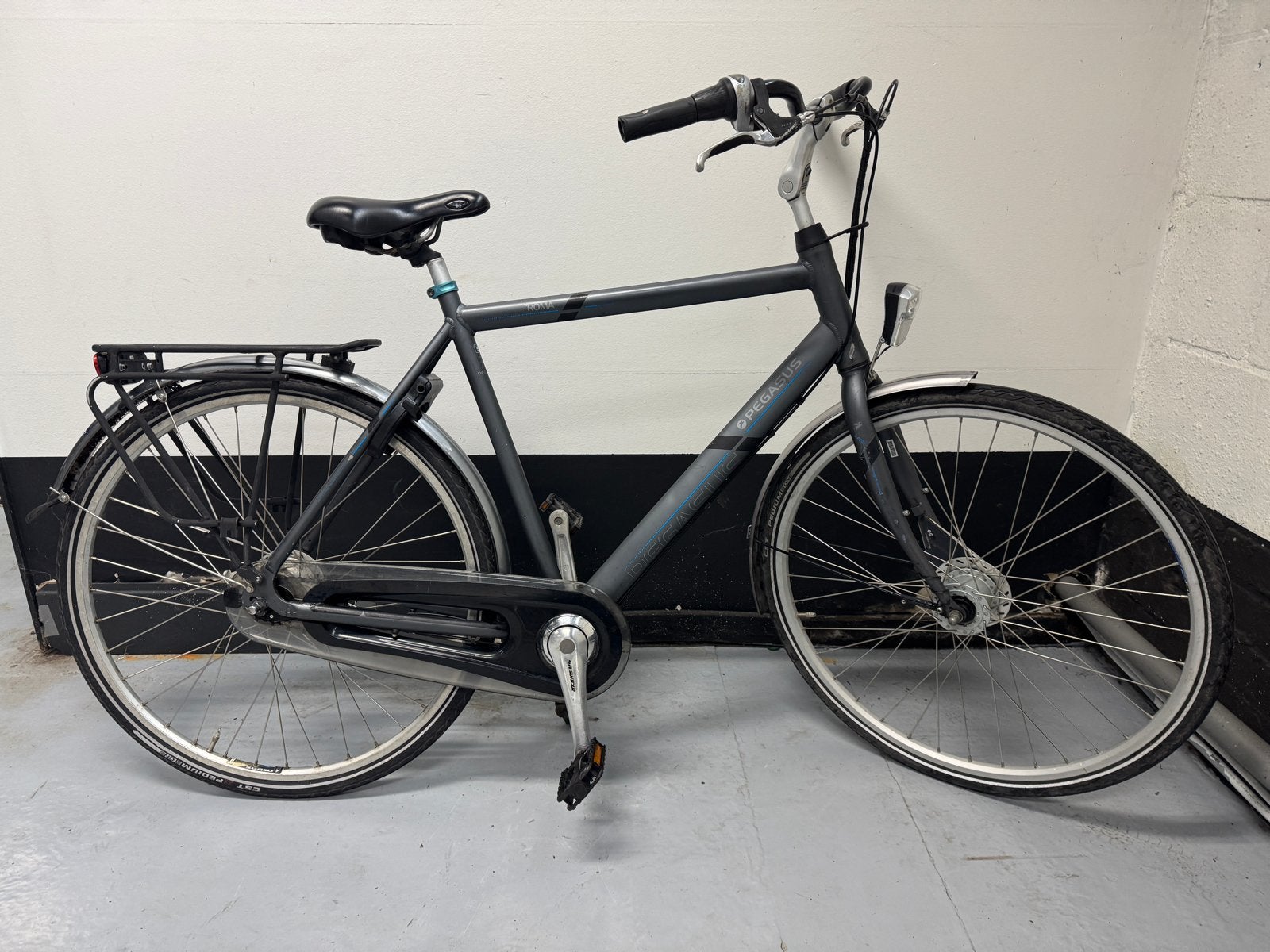 Nette Pegasus herenfiets 28 inch, Gebruikt, Versnellingen, Trommelrem, Ophalen