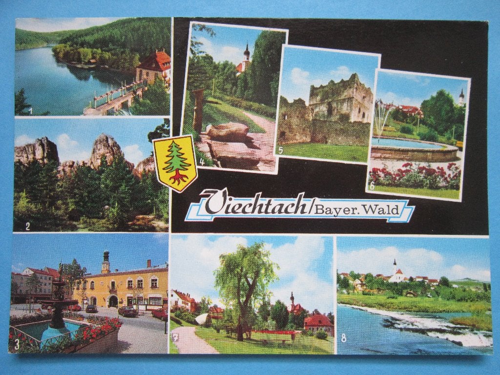 Ansichtkaart: Duitsland, Viechtach, Bayer Wald, Ophalen of Verzenden, 1980 tot heden, Gelopen, Duitsland