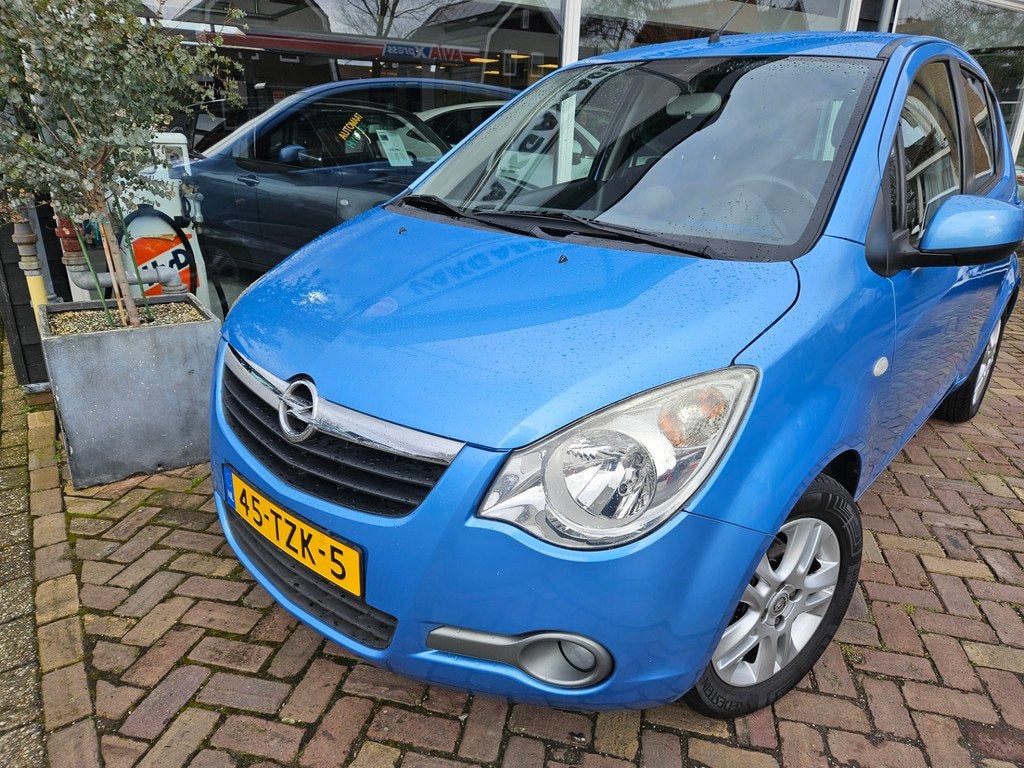 Opel Agila 1.0 Edition,frisse auto,lage km!, Euro 5, Gebruikt, 31 €/maand, Blauw