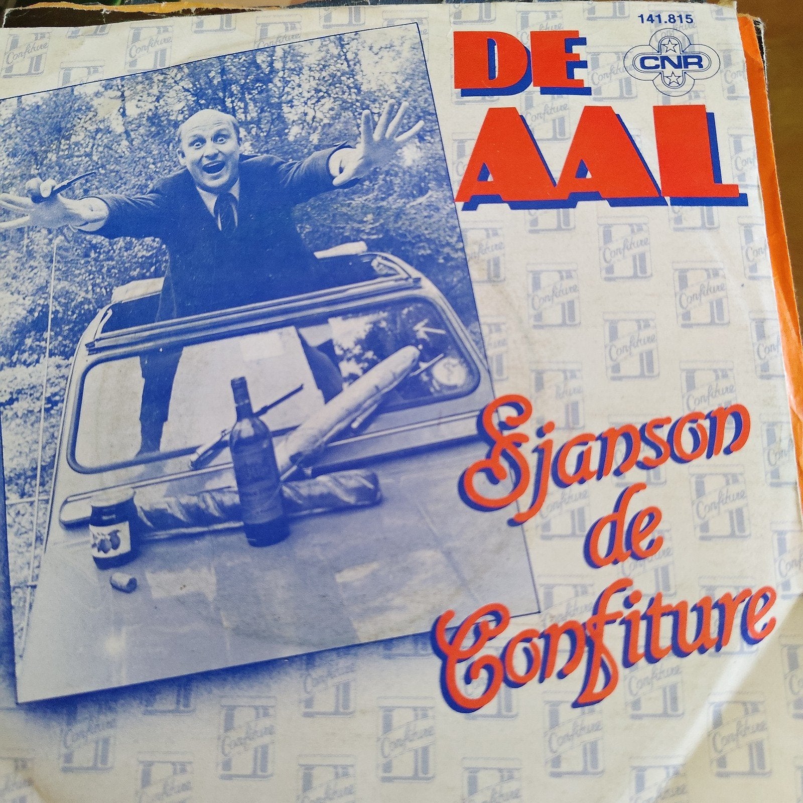 De Aal - Sjanson de Confiture Vinyl Single, Gebruikt, 7 inch, Ophalen of Verzenden, EP