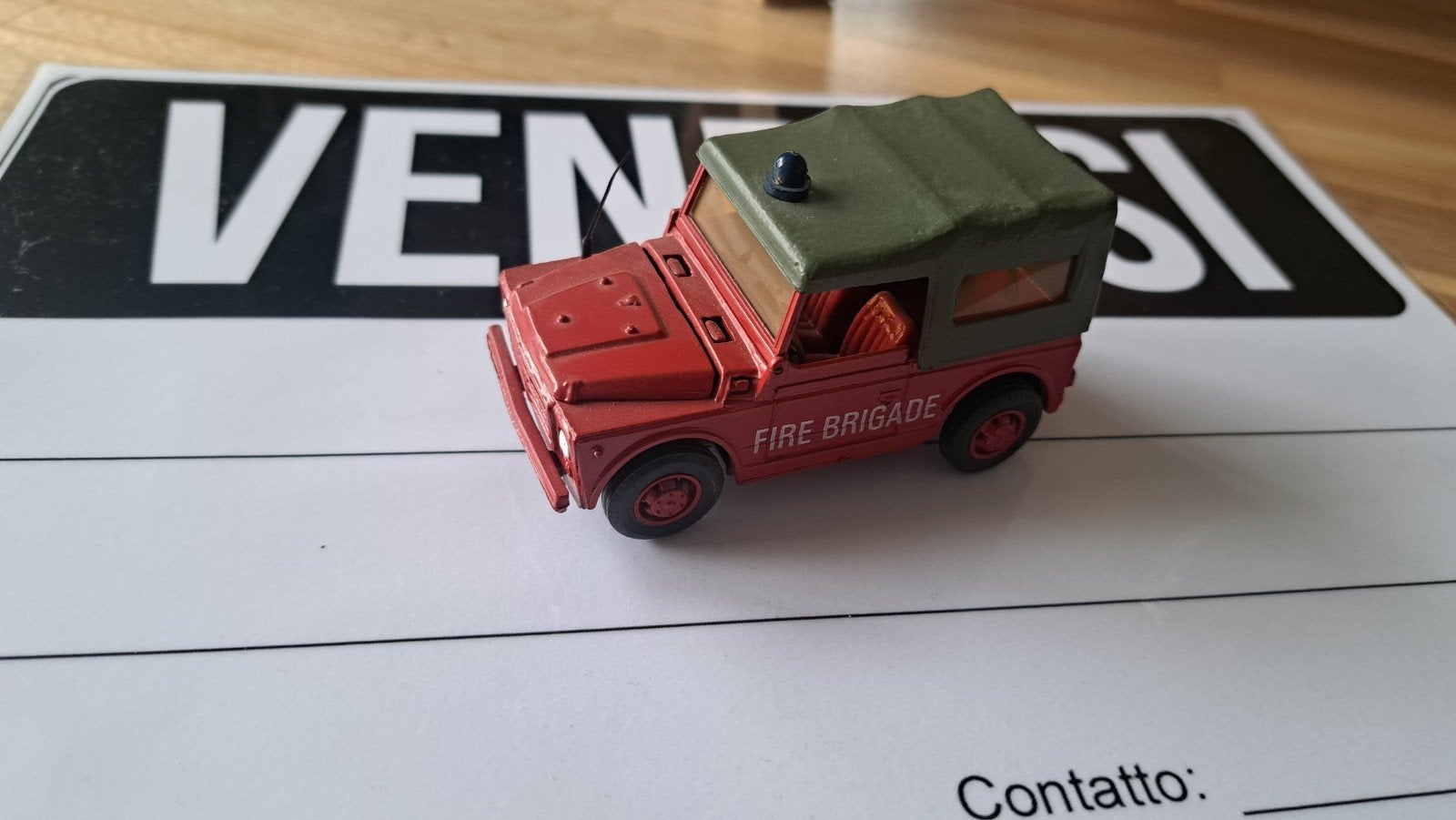 Fiat Campagnola FIRE BRIGADE Old Cars., Ophalen of Verzenden, Zo goed als nieuw, Auto, Overige merken