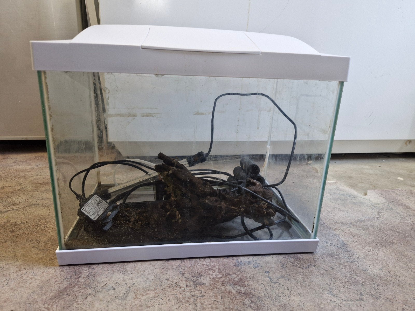 klein aquarium.., Dieren en Toebehoren, Inclusief deksel, Gebruikt, Ophalen of Verzenden, Leeg aquarium