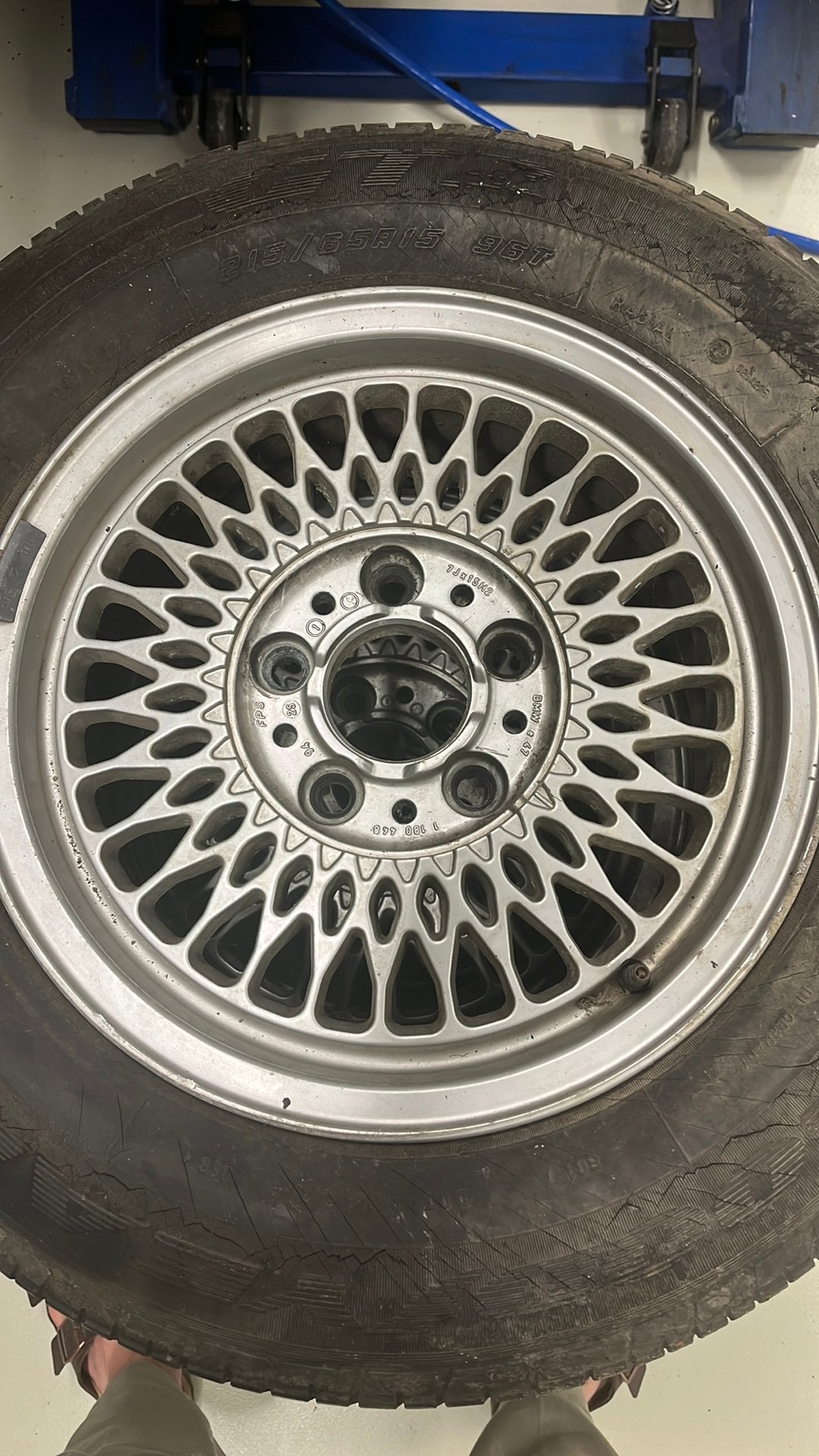 Bmw E36 velgen, Ophalen