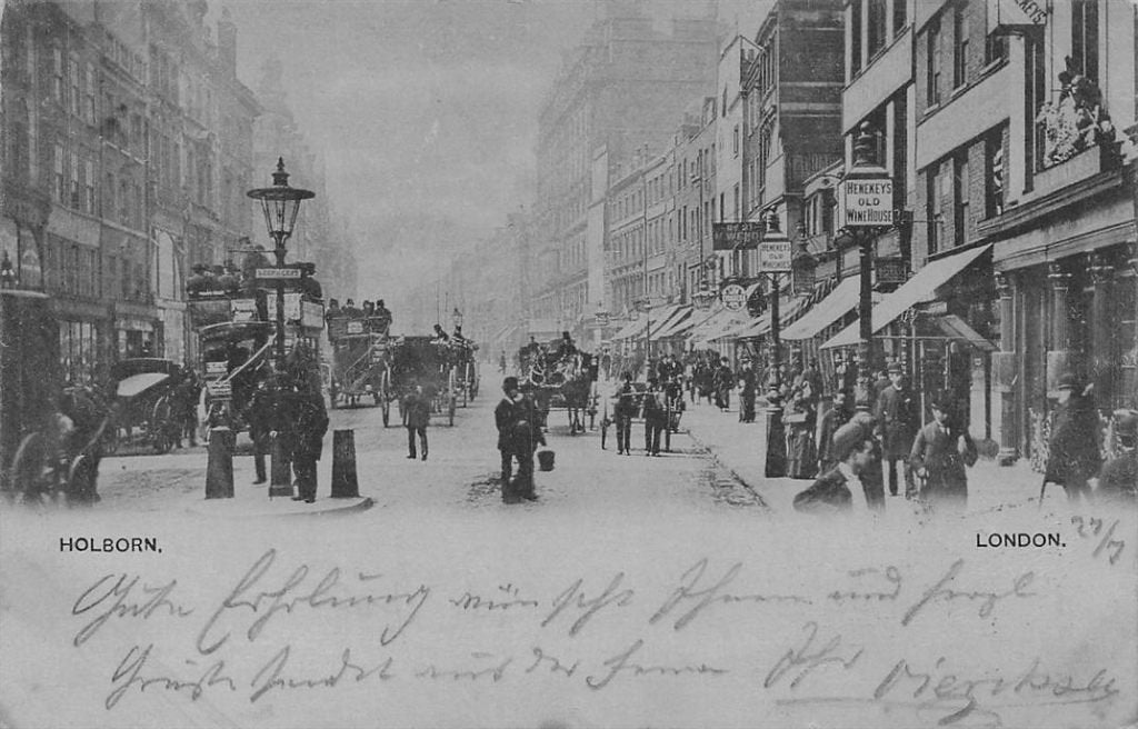 702-365-009 Holborn London, Verzenden, Voor 1920, Engeland