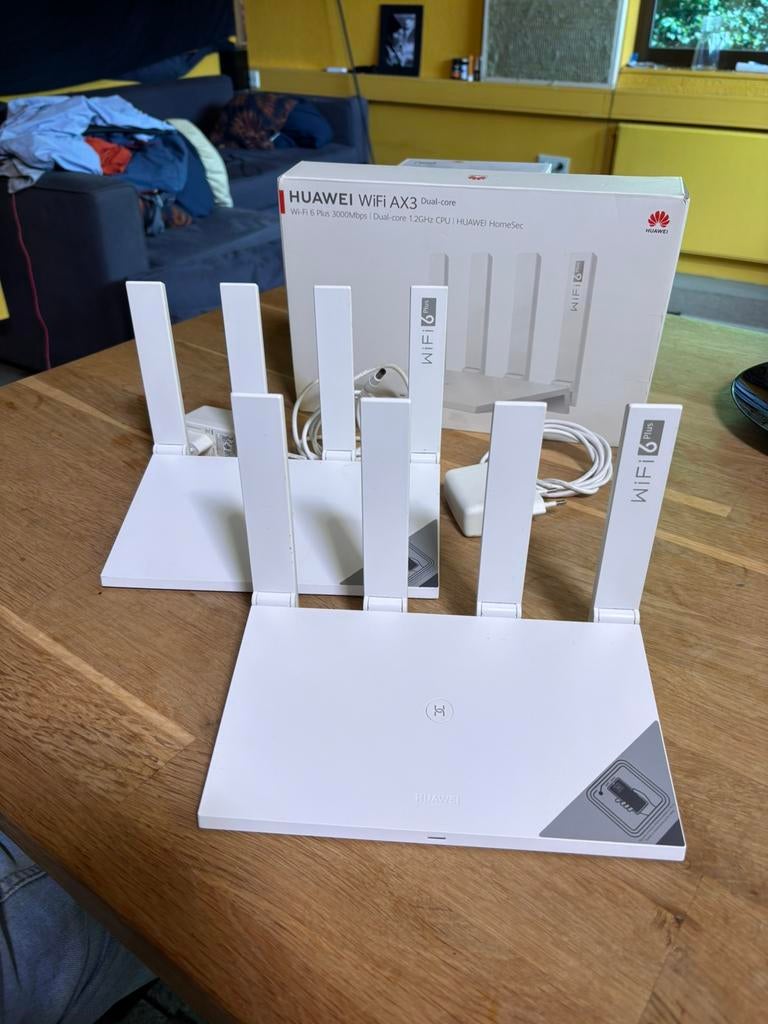 Huawei AX3 Wifi 6 3000Mbps 1-3 stuks, Computers en Software, Routers en Modems, Zo goed als nieuw, Router, Ophalen of Verzenden