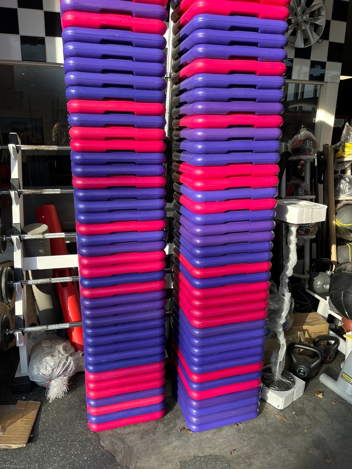 Reebok step risers verhogingsblokken, Gebruikt, Riser, Ophalen of Verzenden, Reebok