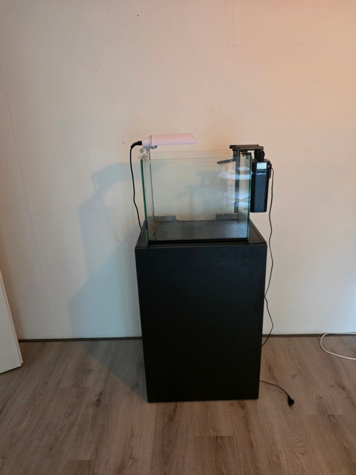 Leeg aquarium met aquariumkast, Dieren en Toebehoren, Ophalen, Inclusief toebehoren, Gebruikt, Leeg aquarium