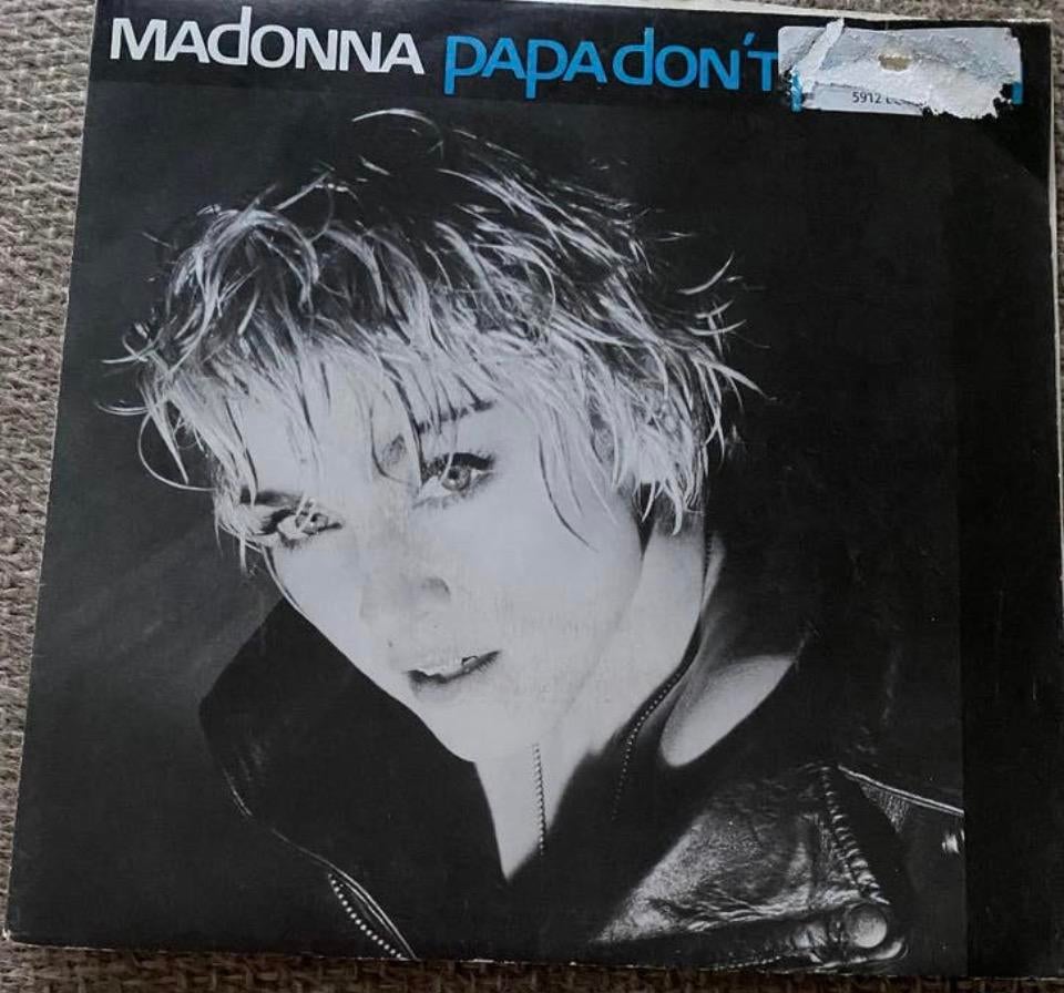 Vinyl Singeltje Madonna - Papa don't Preach, Ophalen of Verzenden, Zo goed als nieuw