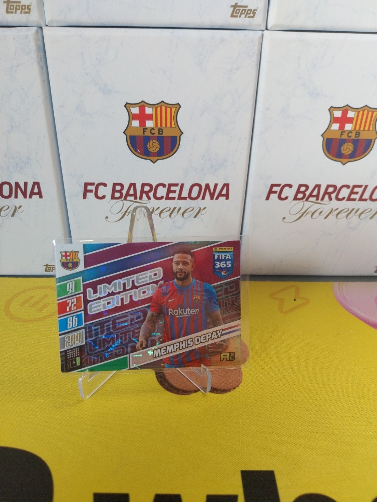 Memphis Depay Limited Edition Panini Adrenalyn 2022, Hobby en Vrije tijd, Ophalen of Verzenden, Zo goed als nieuw, Plaatje